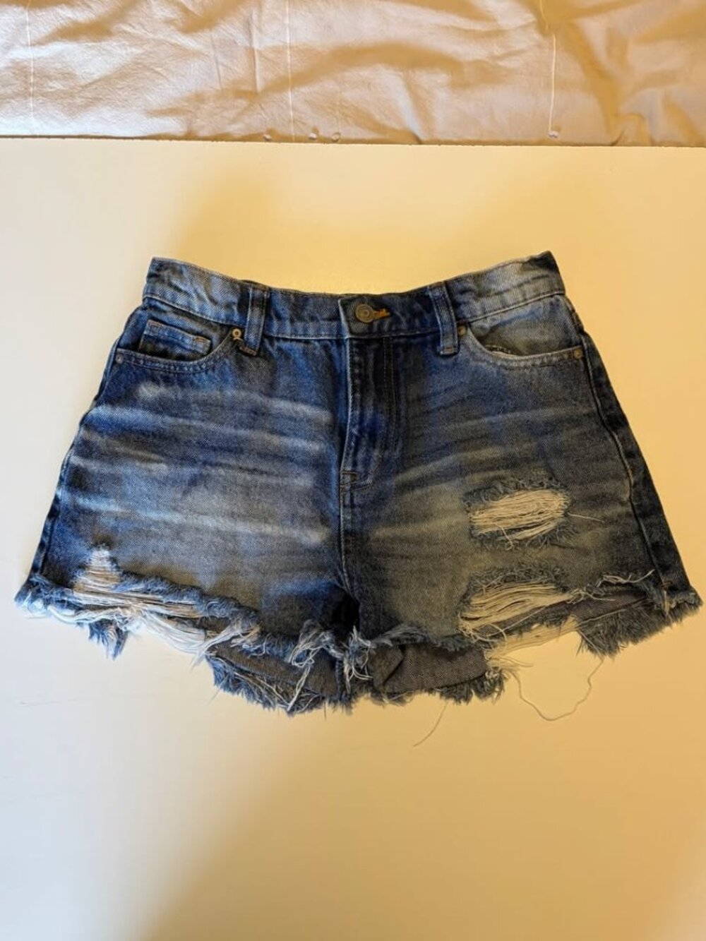 NOBO Distressed High Rise Denim Shorts Size 5